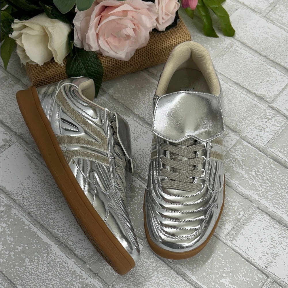 Silver Women's Sneakers